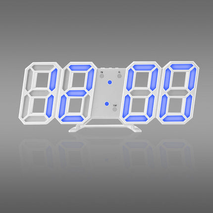 Moderni 3D digitaalinen LED-seinäkello