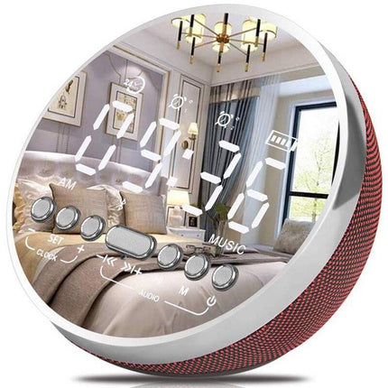 Digitaalinen herätyskello Bluetooth-kaiuttimella